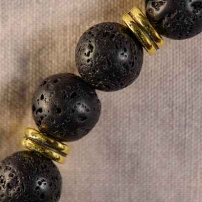 Zoom sur pierres véritables Lave