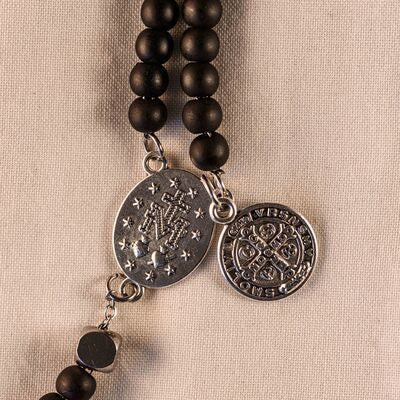 Revers médaille St Benoît et médaille Miraculeuse