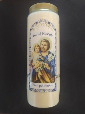 Bougie Neuvaine St Joseph