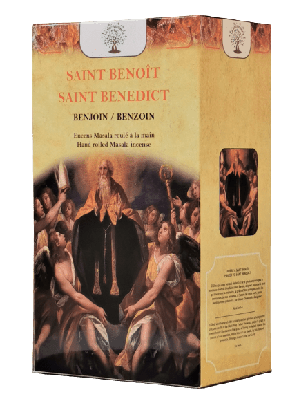 Saint Benoît- boite de 12 étuis d'encens