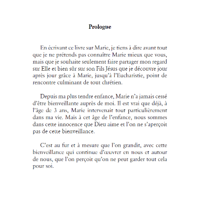 Prologue du livre intitulé : Ne m'abandonnez pas, aidez-moi !